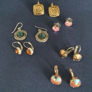 Earrings lot of 6 pair